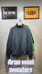 942 aran wool sweater