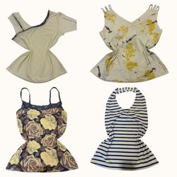 Y2K Vintage Rose Cami Tops - ST—113