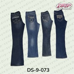 Y2K Flared Jeans | Low Rise Bell Bottom Denim | Vi..