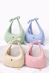 CR2036 Upcycled Tie-Strap Shoulder Bag