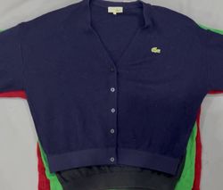 Lacoste sweaters.