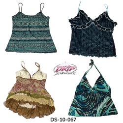 Retro Y2K Street Style Cami Top (DS-10-067)