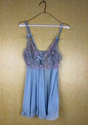 TH339 Vintage Y2K Mesh Slip Dress – Sheer Stretch ..