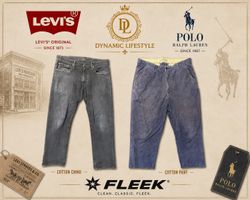 Chino &cotton pants Levi’s &polo brand