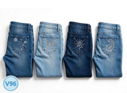 Y2k Blue Denim Bootcut Jeans