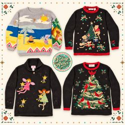 Vintage Festive Novelty Jumpers Mix:10pcs (S10)