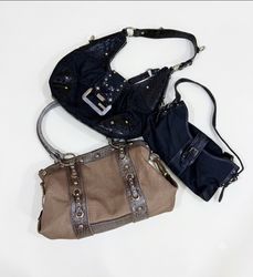 303 Women's Studded & Buckle Handbags Bundle (5 Pc..