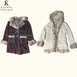 vintage afghan coat