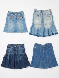 Wholesale Vintage Y2K Denim Skirt Lot (A-39)