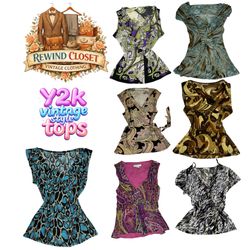 Y2K vintage style tops