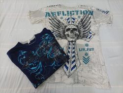 CR10537 Vintage Skull T-Shirts
