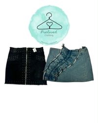 Y2K Denim Mini Skirts (290726-9)
