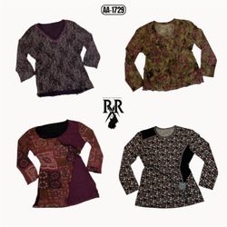 Y2k Purple Grunge Full Sleeve Tops (AA-1729)