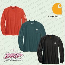 Carhartt Long-Sleeve Pocket T-Shirts (DS-9-028)