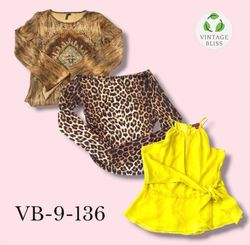 Y2K Mixed Printed Blouse Wholesale Bundle (VB-9-13..