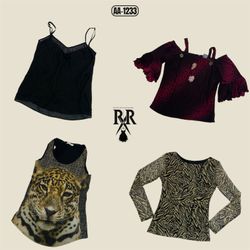 Y2K Animal Print Mix Tops (AA-1233)