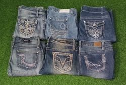 VIGOSS AND OTHER MIX BRANDS JEANS (B 79)