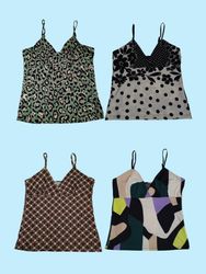 Y2k style Cup Cut Cami Tops (TM094)