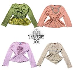 Y2K Nature Vibe Girl Full Sleeves Tops TY-143