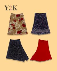 Y2K Boho Floral Midi Skirt Bundle (Yv-754)