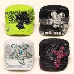 Y2k Grunge Glam Caps