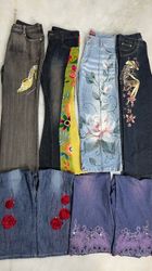 Y2k Embellished & Embroidered Capri Bundle