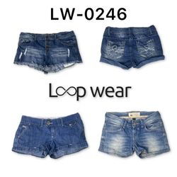 Y2K Denim Micro Mini Shorts