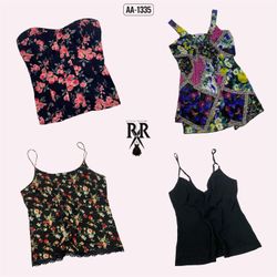 Y2k Black Rave Mix Tops (AA-1335)