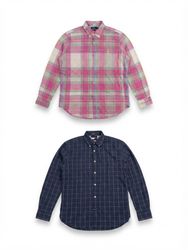 (FV-2295) Branded Checked Button Up Shirts