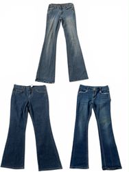 Vintage Women’s Y2K Flared Denim Jeans Mix | Bootc..