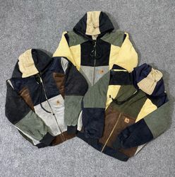 Upcycled Carhartt Corduroy Hoodie