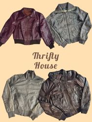 Y2K Vintage Leather Jacket Mix(TH/679)