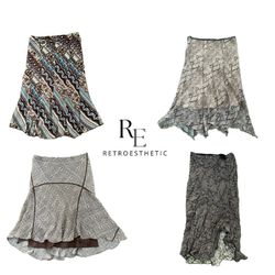 Y2K Cutesy Vibes Girl Poly Skirts RE-3790