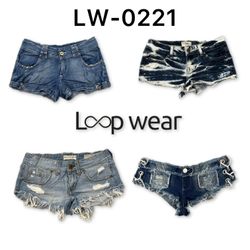 Y2K Denim Micro Mini Shorts