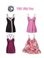 Y2K Slip Tops