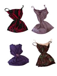 Y2K Purple Rhinestone Accent Cami Tops-ST-182