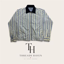 Upcycled Ralph Lauren Patchwork Harrington Jackets..