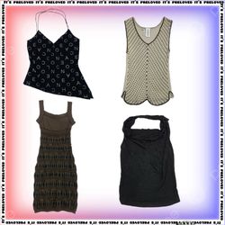 90s Minimalist Chic - tops, dresses, skirts (SS-28..