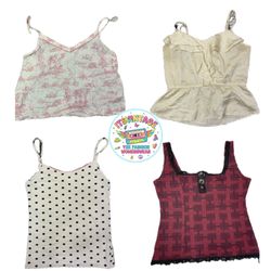 Vintage Y2K Cami Top Bundle – 10pcs | VR350 🌹✨
