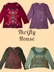 Y2K Vintage Embellished Long Sleeves Tops(TH/713)