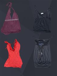 Y2K mix cami Tops