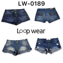 Y2K Low-Rise Denim Mini Shorts