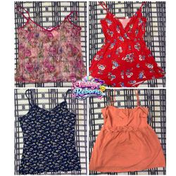 Y2K Vintage Floral Cami & Swing Dress Bundle | VR-..