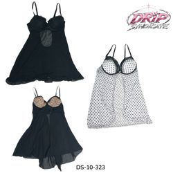 Robes-chemise avec bordure en dentelle et volants ..