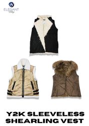 Y2K Shearling Vest - EV2280