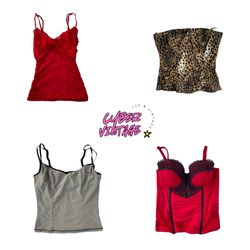 Cyber Vintage Y2K Cami & Corset Collection (MH-125..
