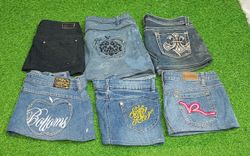 MISS ME  AND OTHER MIX BRANDS MINI SKIRTS (C 264)