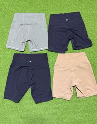 Yv1144 Lululemon High Waisted Biker Shorts 6P