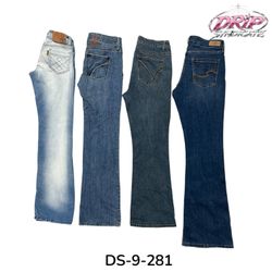 Y2K Effortlessly Cool High Rise Flare Jeans (DS-9-..
