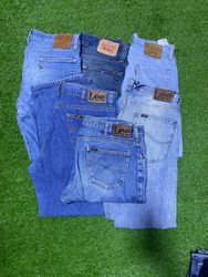 Lee and levis jeans